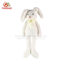 Stuffed plush white rabbit toy